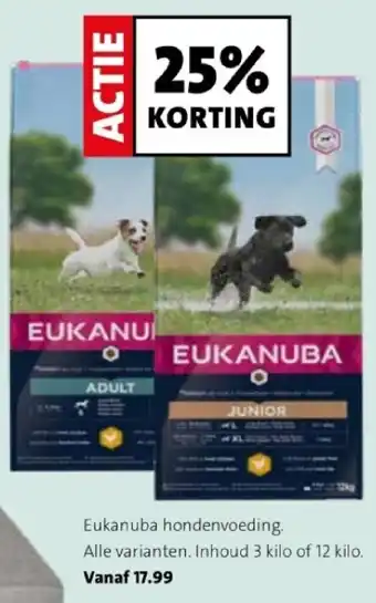 Intratuin Eukanuba hondenvoeding aanbieding