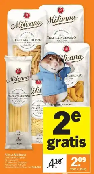 Albert Heijn Alle la molisana aanbieding