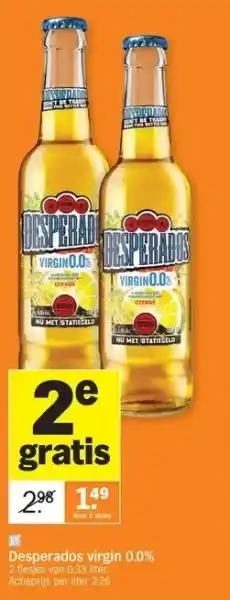 Albert Heijn Desperados virgin 0.0% aanbieding