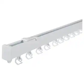 IKEA Vidga Gordijnrailset, 1 spoor, wit aanbieding