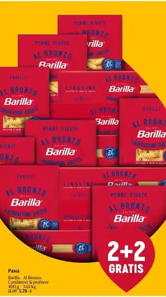 Delhaize Pasta aanbieding
