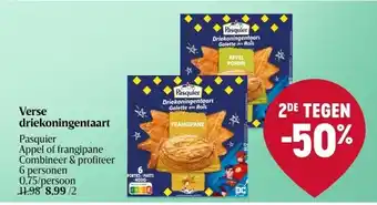 Delhaize Verse driekoningentaart aanbieding