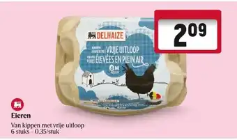 Delhaize Eieren aanbieding