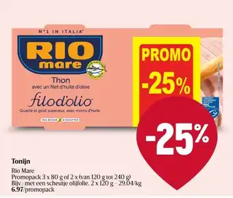 Delhaize Tonijn aanbieding