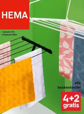 HEMA Alle keukentextiel aanbieding