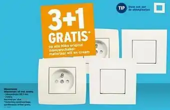 GAMMA Stopcontact wit met aarding aanbieding