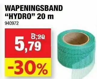 Hubo Wapeningsband hydro aanbieding