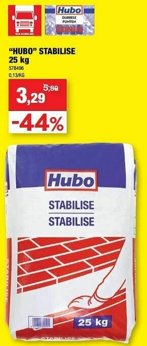 Hubo Hubo stabilise aanbieding