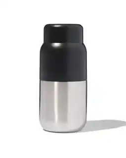 HEMA isoleerfles 250ml rvs zwart aanbieding