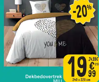 Cora Dekbedovertrek MIU aanbieding