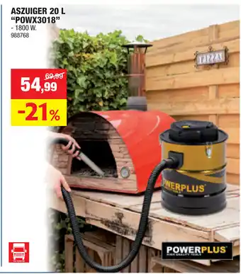 Hubo ASZUIGER 20 L "POWX3018" aanbieding