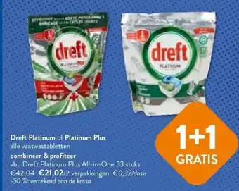 OKay Dreft platinum of platinum plus aanbieding