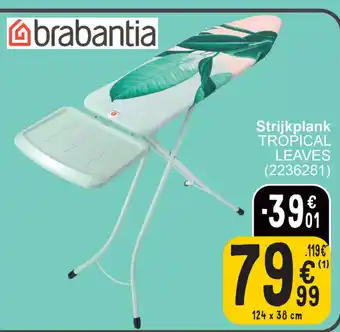 Cora Strijkplank TROPICAL LEAVES aanbieding