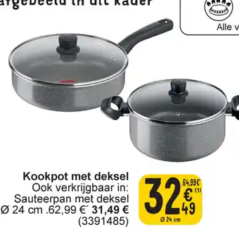 Cora Kookpot met deksel aanbieding