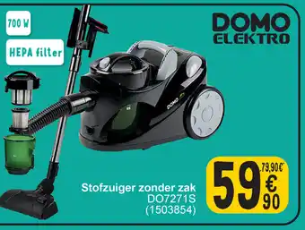 Cora Stofzuiger zonder zak DO7271S (1503854) aanbieding
