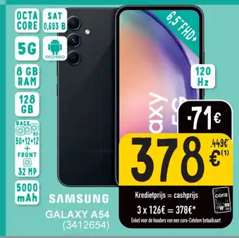 Cora GALAXY A54 (3412654) aanbieding