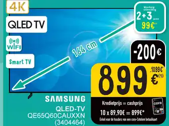 Cora QLED TV QE65Q60CAUXXN (3404464) aanbieding