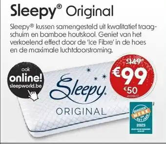 Sleepworld Sleepy original aanbieding
