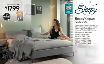 Sleepworld Sleepy original bedkader aanbieding