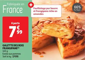 Auchan GALETTE DES ROIS FRANGIPANE 445 g aanbieding