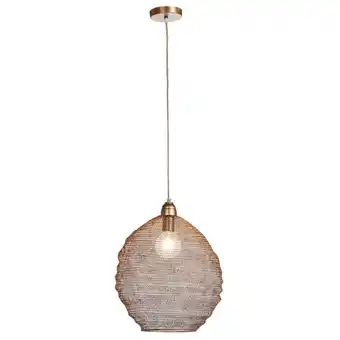 Leen Bakker Hanglamp niels - bronskleur - ø38 cm aanbieding