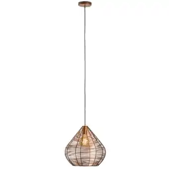 Leen Bakker Hanglamp vienne - koperkleur - ø36x38 cm aanbieding