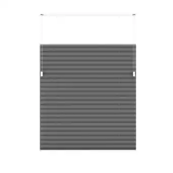 Leen Bakker Fenstr plisségordijn dubbel - antraciet - 60x180 cm aanbieding