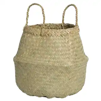 Leen Bakker Thaise mand yuan - naturel - 37xø30 cm aanbieding