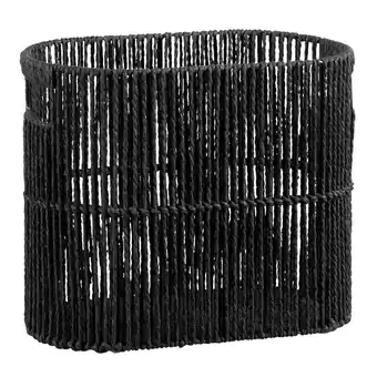 Leen Bakker Mand palma - zwart - 30x36x20 cm aanbieding