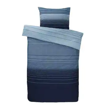 Comfort dekbedovertrek stockholm - blauw - 140x200/220 cm