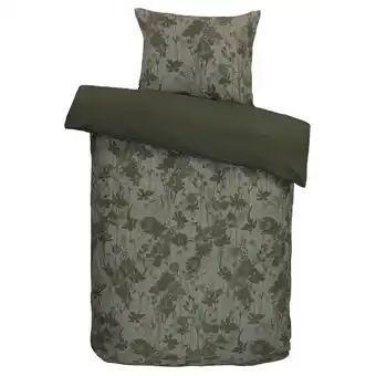 Leen Bakker Comfort dekbedovertrek yarah - groen - 140x200/220 cm aanbieding