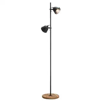 Leen Bakker Vloerlamp siem - zwart - ø28x153 cm aanbieding