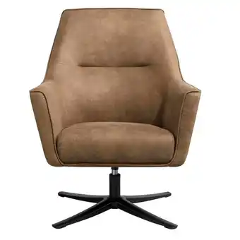 Leen Bakker Fauteuil nilesto - taupe aanbieding