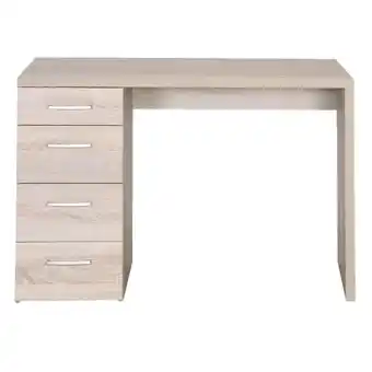 Leen Bakker Bureau daan - eikenkleur - 74x110x60 cm aanbieding