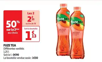 Auchan FUZE TEA aanbieding