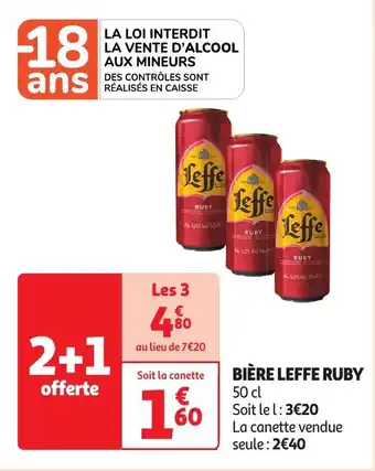 BIÈRE LEFFE RUBY 50 cl