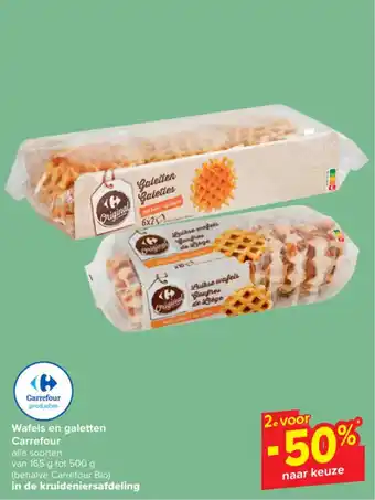 Carrefour Wafels en galetten aanbieding