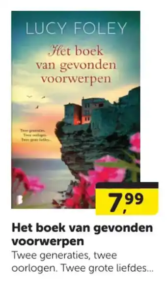 Boekenvoordeel Het boek van gevonden voorwerpen aanbieding