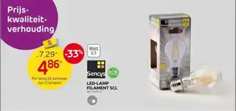 LED-LAMP FILAMENT SCL