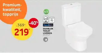 Brico DUOBLOK TOILET LIVENZA aanbieding