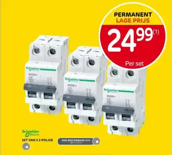 Brico SET VAN 3 2-POLIGE aanbieding