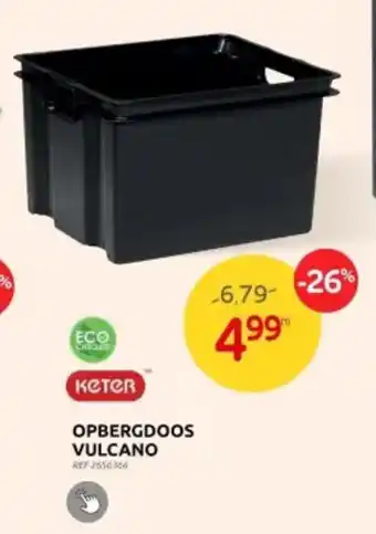 Brico OPBERGDOOS VULCANO aanbieding