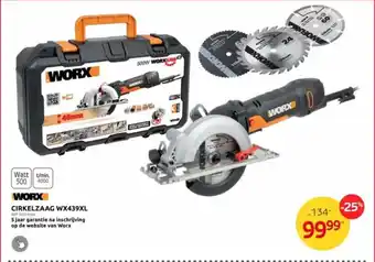 Brico CIRKELZAAG WX439XL aanbieding