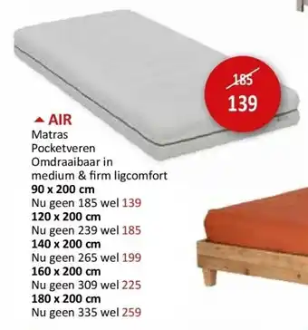 Weba Air aanbieding