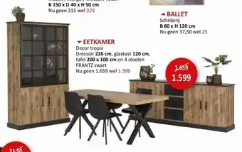 Weba Eetkamer aanbieding