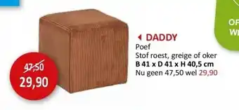 Weba Daddy aanbieding