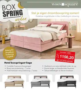 Hotel boxspringset Saga