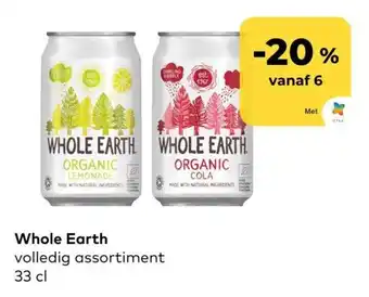 Bio Planet Whole Earth volledig assortiment 33 cl aanbieding