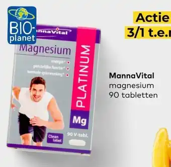 Bio Planet MannaVital magnesium 90 tabletten aanbieding