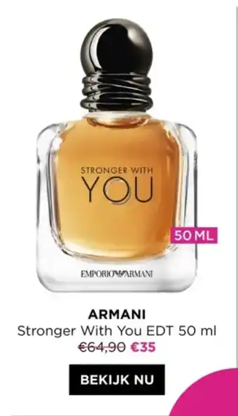 ICI PARIS XL ARMANI Stronger With You EDT 50 ml aanbieding